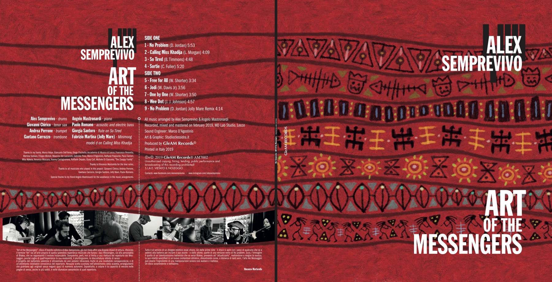 2 retro vinile Art of the messengers